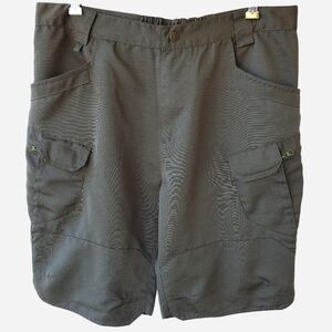 Men's Khaki Green Cargo Shorts